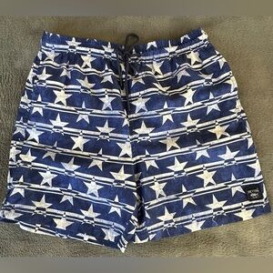 Spicy Tuna navy and white Stars swim trunks size medium